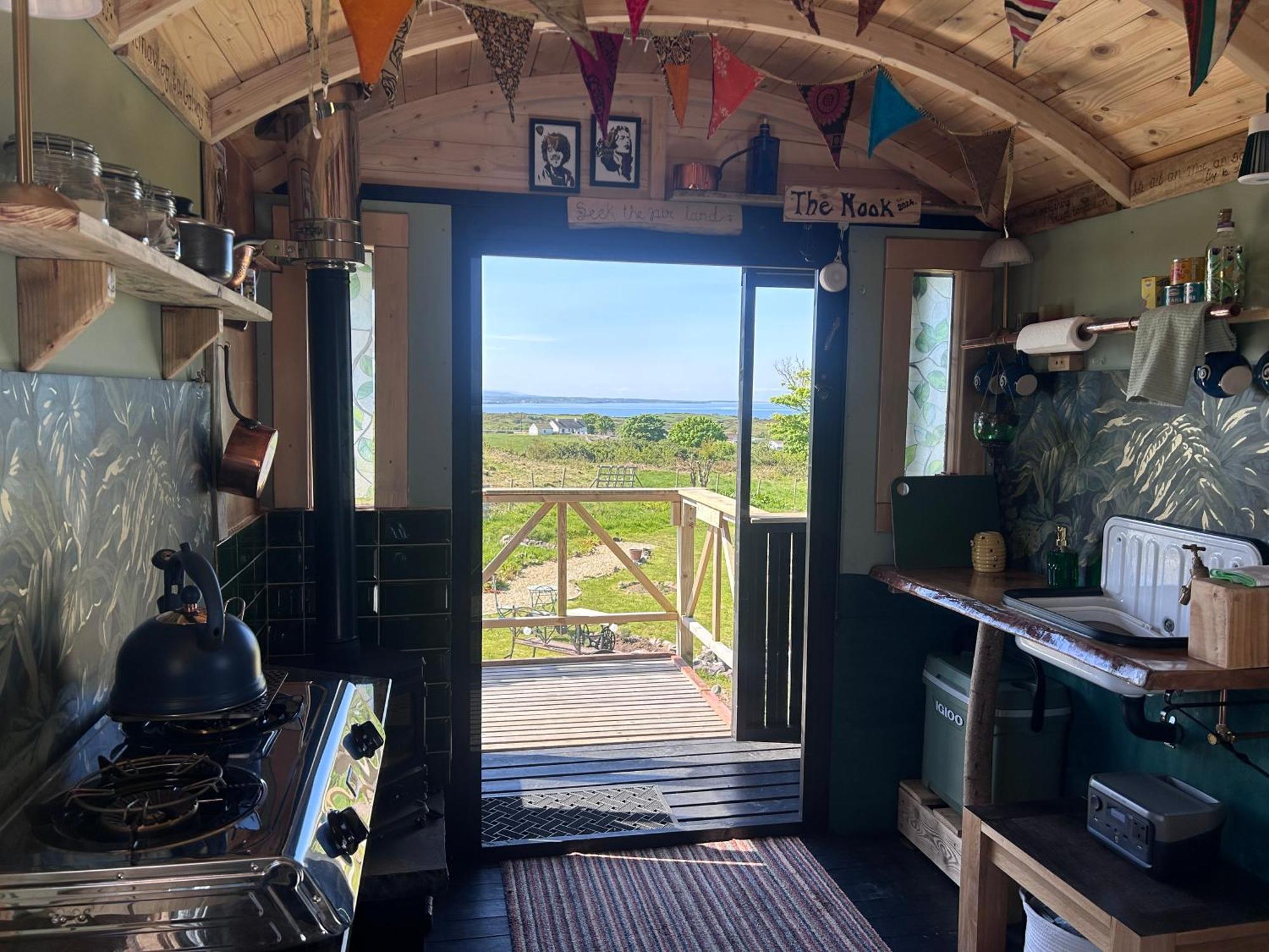 The Creevy Cabin Ballure Exteriör bild